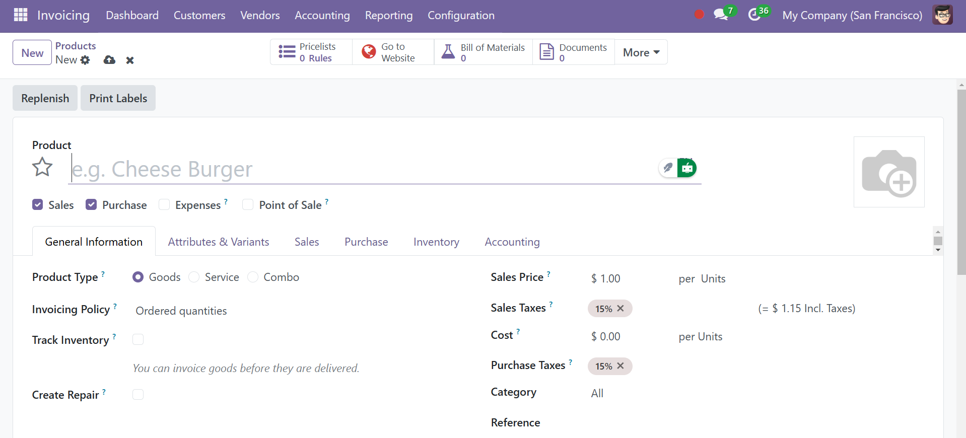 Odoo 18 Project