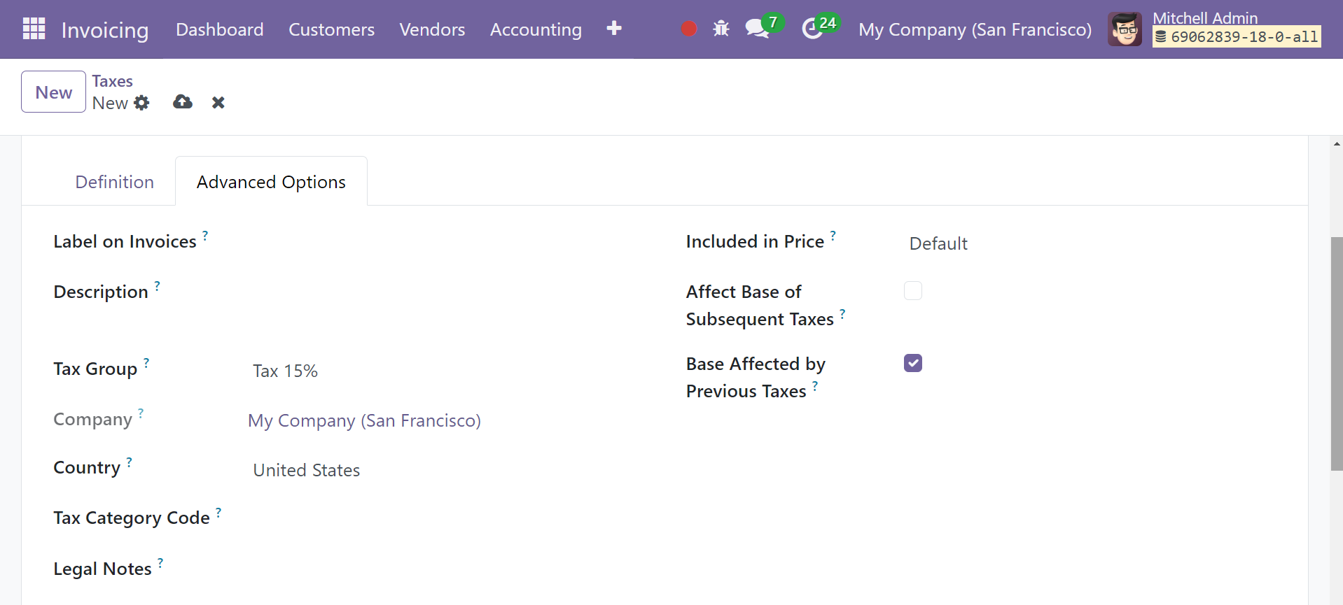 Odoo 18 Project