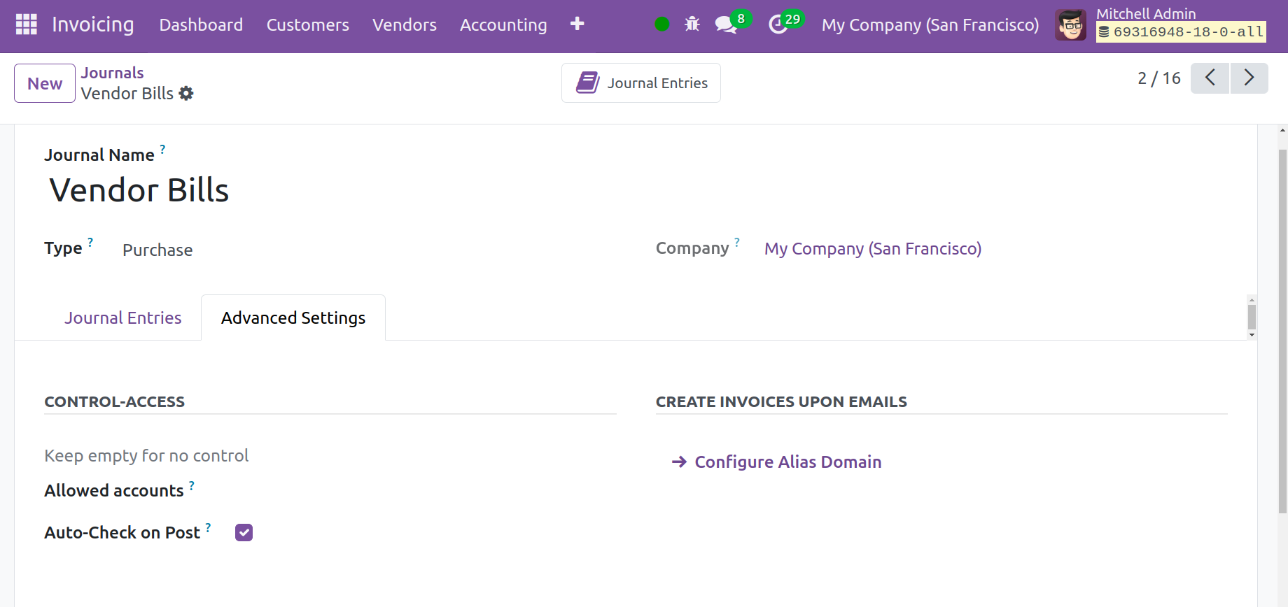 Odoo 18 Project