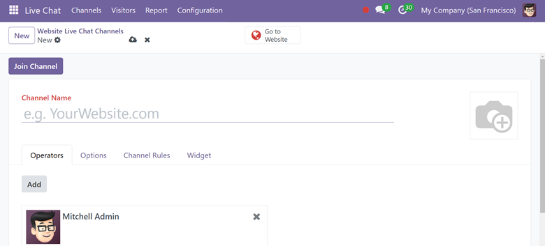 Odoo 18 livechat