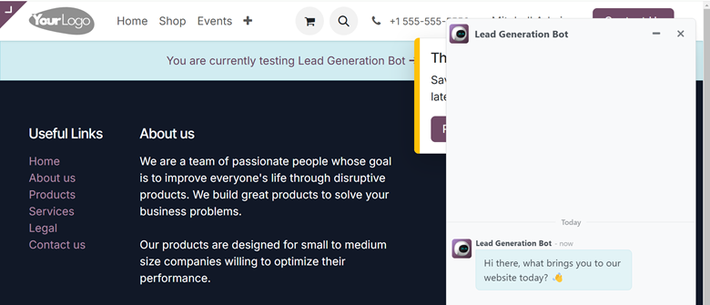 Odoo 18 livechat