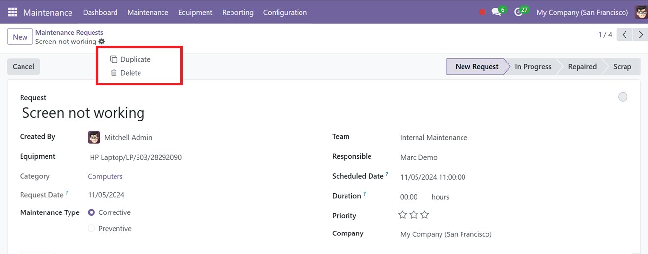 Odoo 18 Project