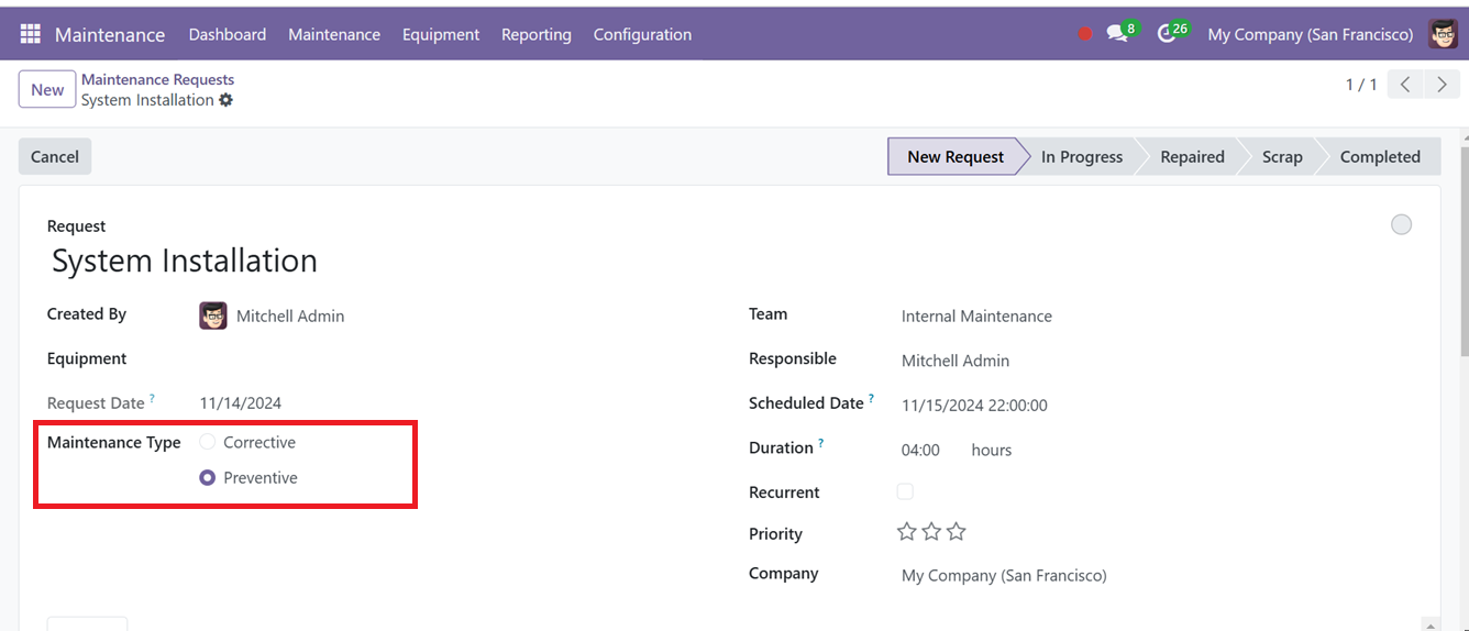 Odoo 18 Project