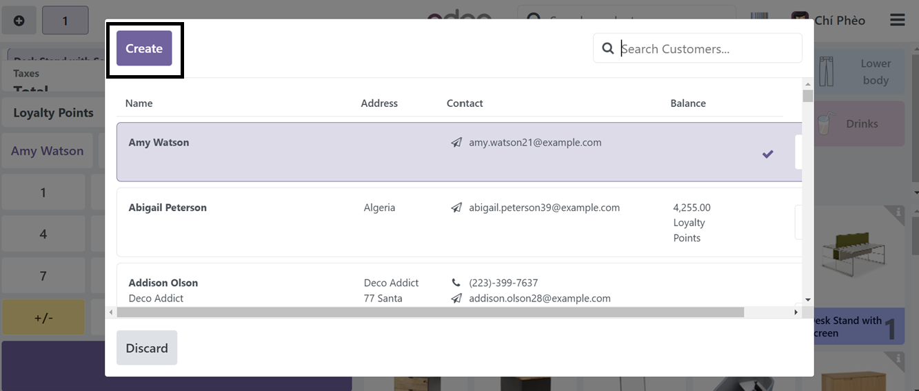 Odoo 18 point of sale and restaurant