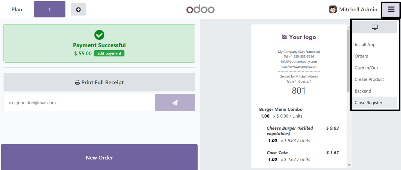 Odoo 18 point of sale and restaurant