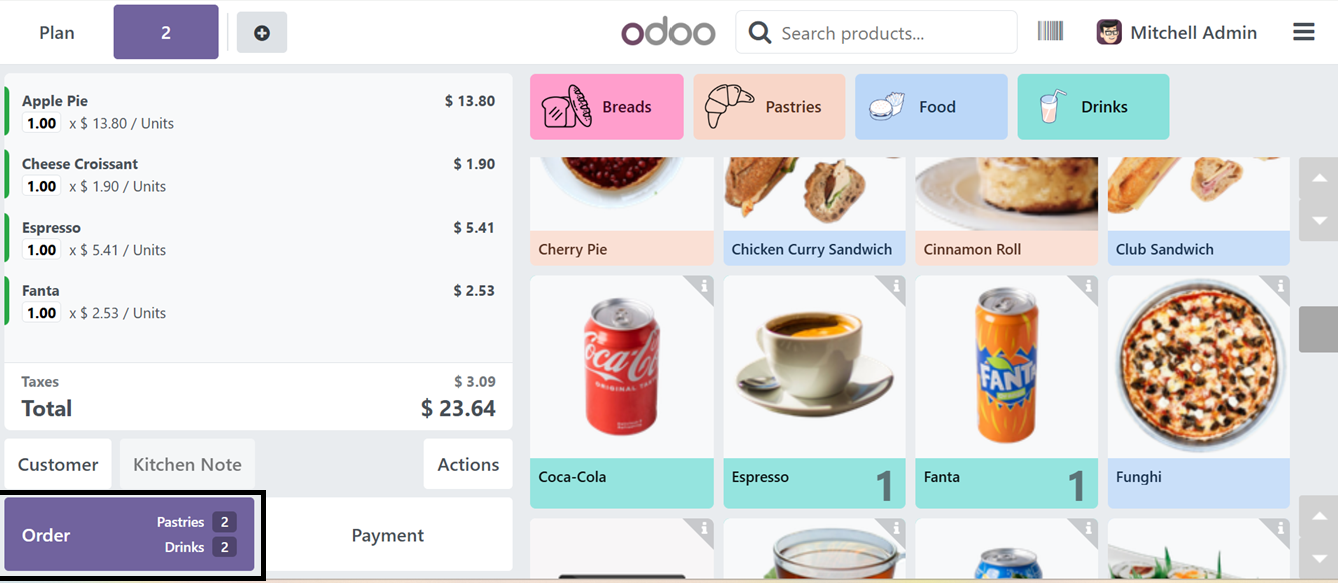 Odoo 18 point of sale and restaurant