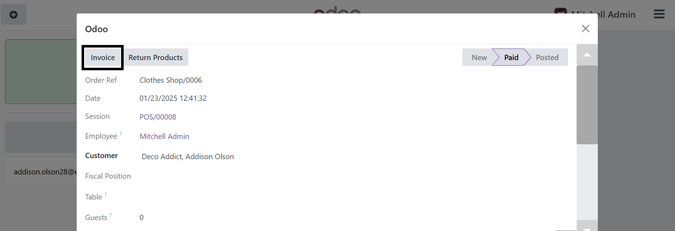 Odoo 18 point of sale and restaurant