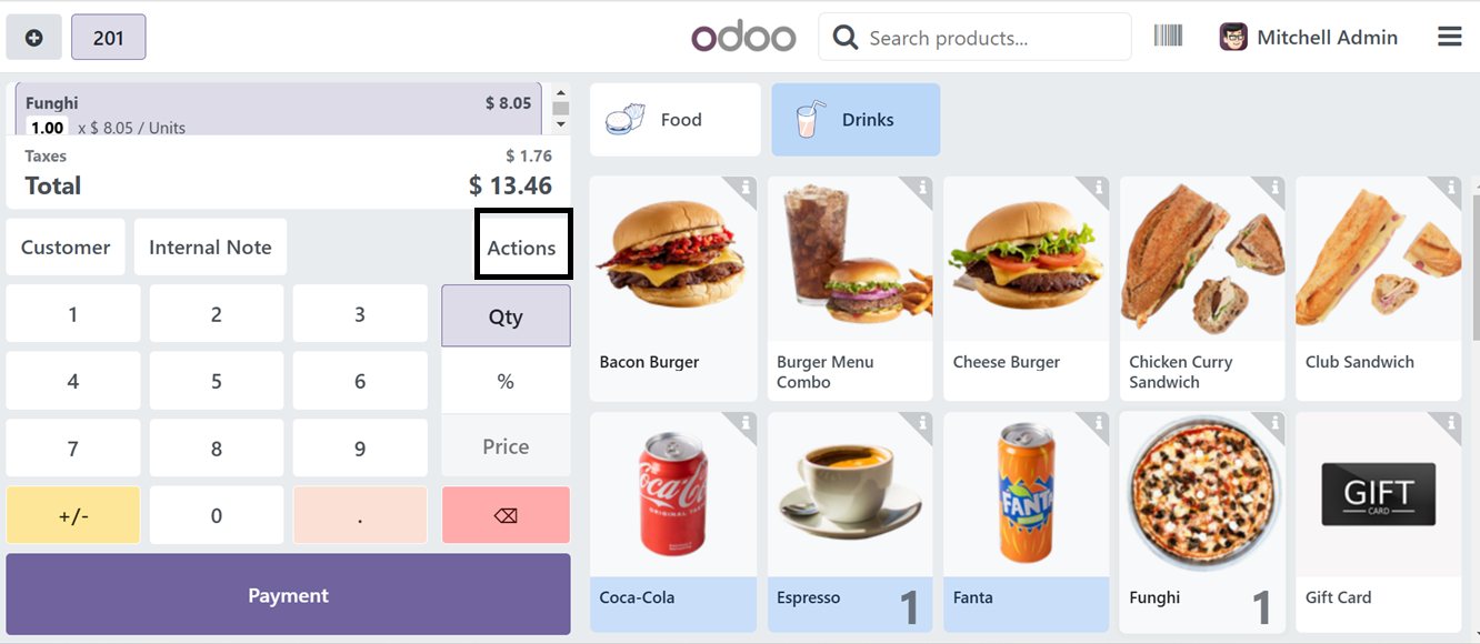 Odoo 18 point of sale and restaurant