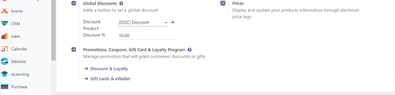 Odoo 18 point of sale and restaurant