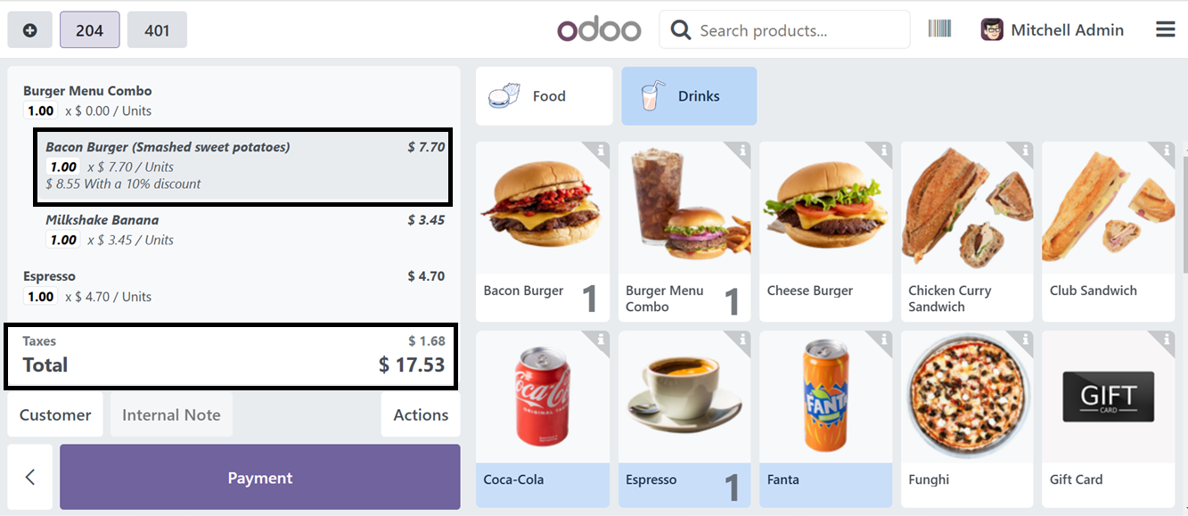 Odoo 18 point of sale and restaurant