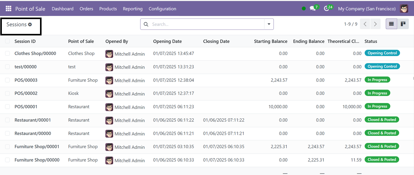 Odoo 18 point of sale and restaurant