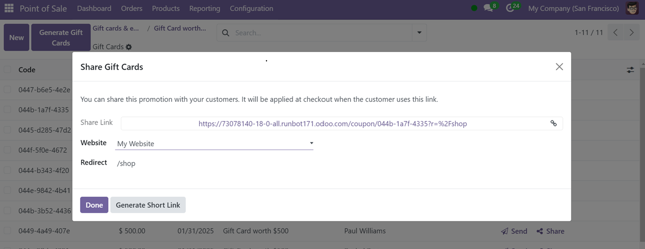 Odoo 18 point of sale and restaurant