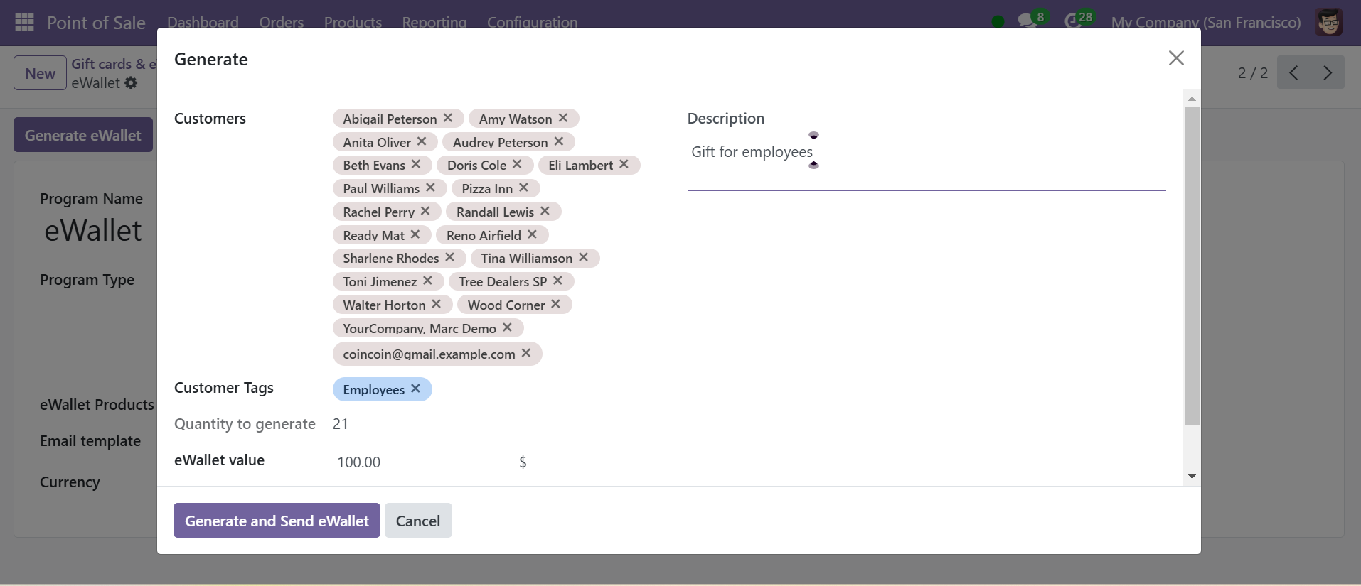 Odoo 18 point of sale and restaurant