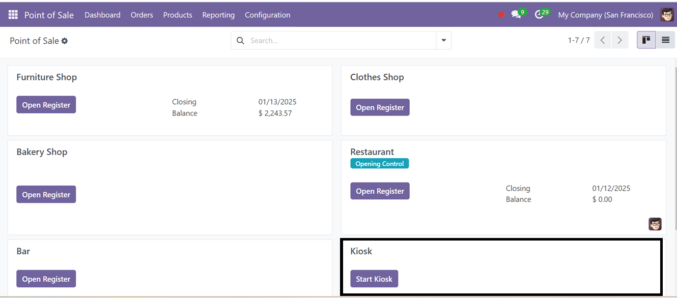Odoo 18 point of sale and restaurant