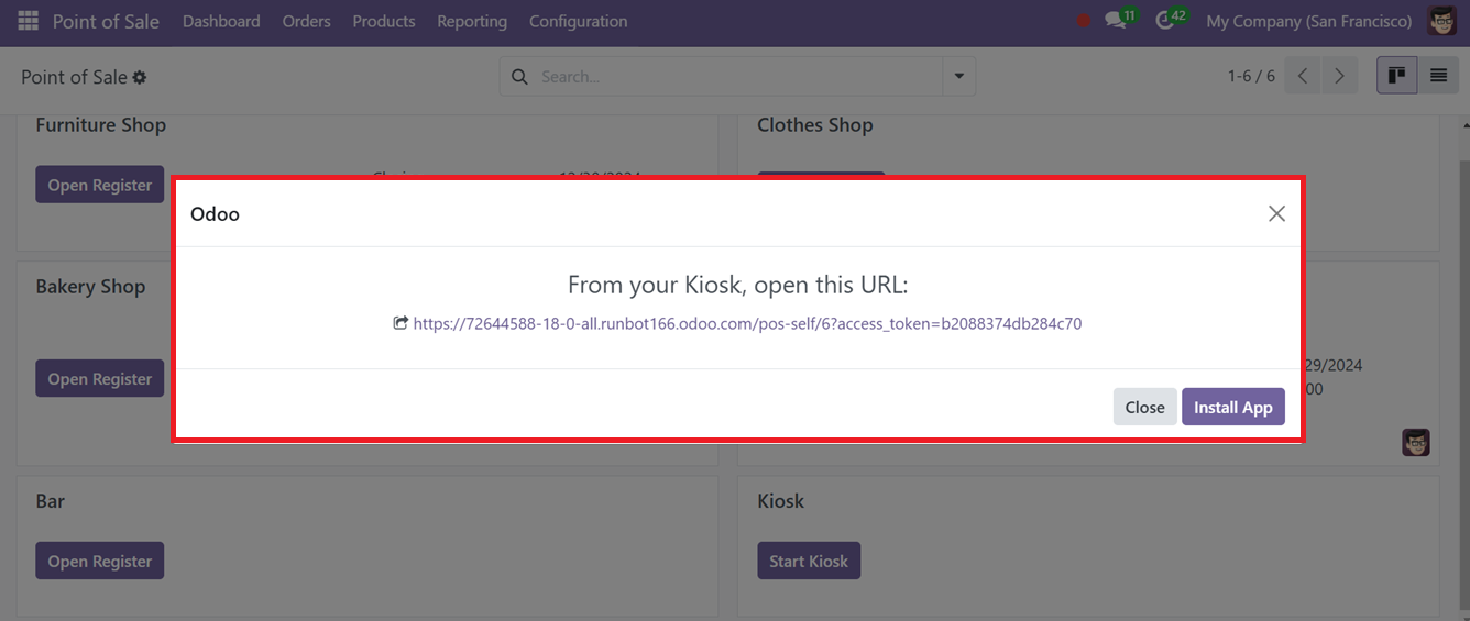 Odoo 18 point of sale and restaurant