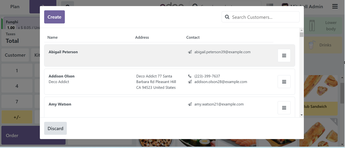 Odoo 18 point of sale and restaurant