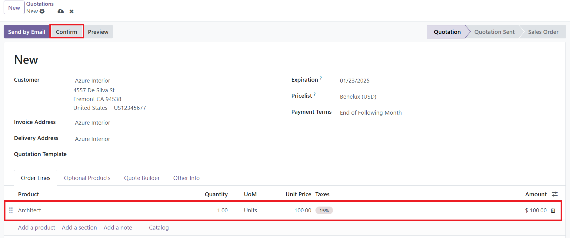 Odoo 18 Project