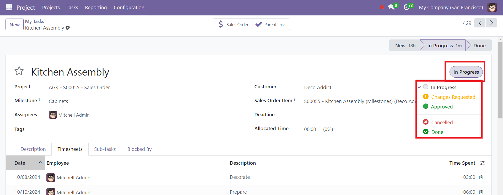 Odoo 18 Project