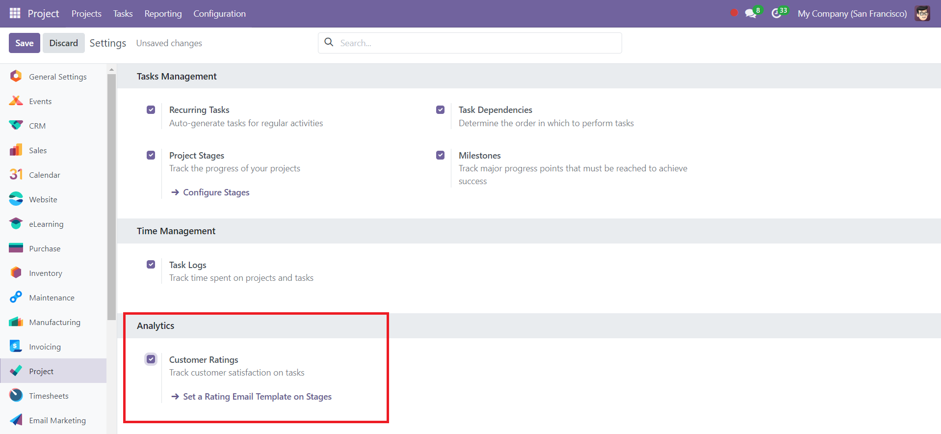 Odoo 18 Project