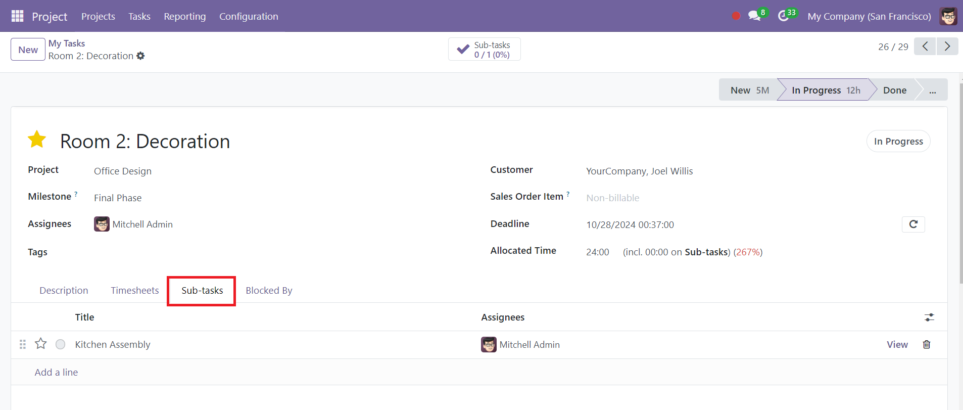 Odoo 18 Project