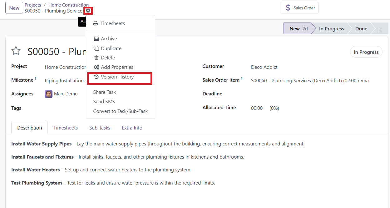 Odoo 18 Project