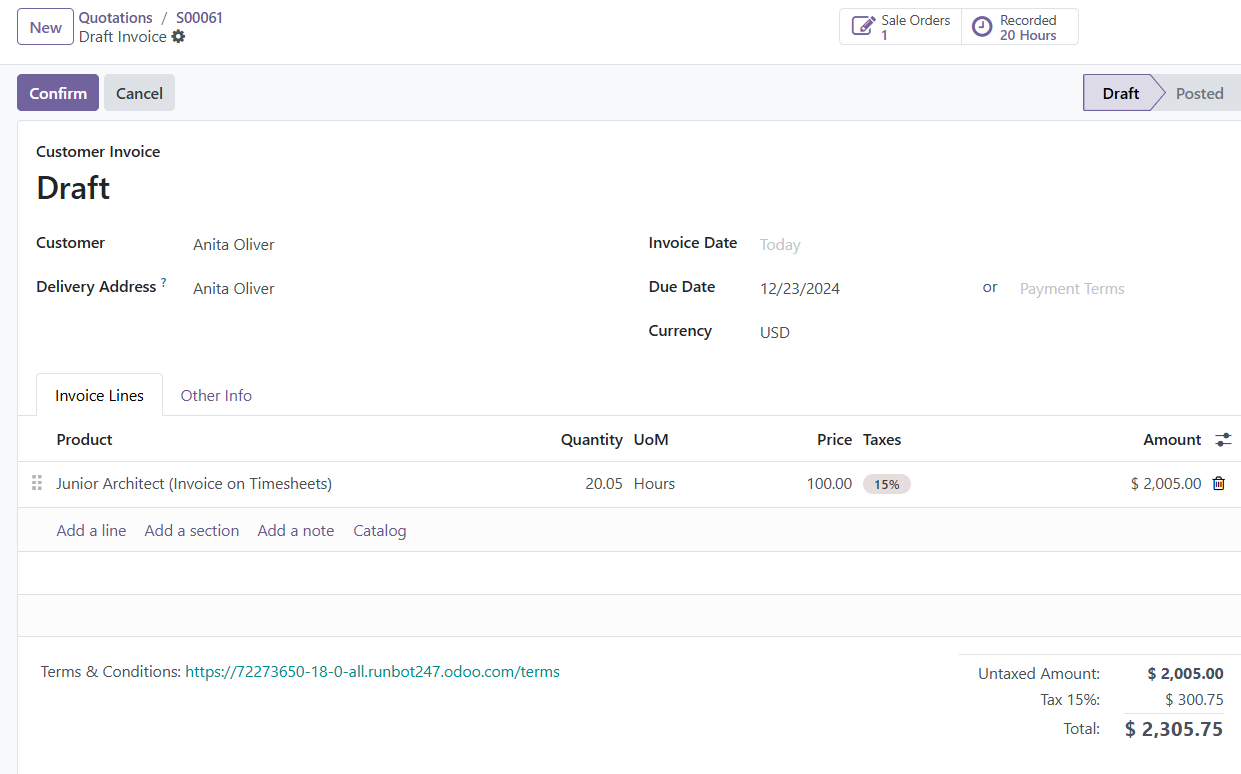 Odoo 18 Project