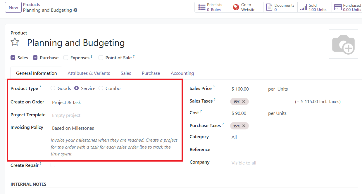 Odoo 18 Project