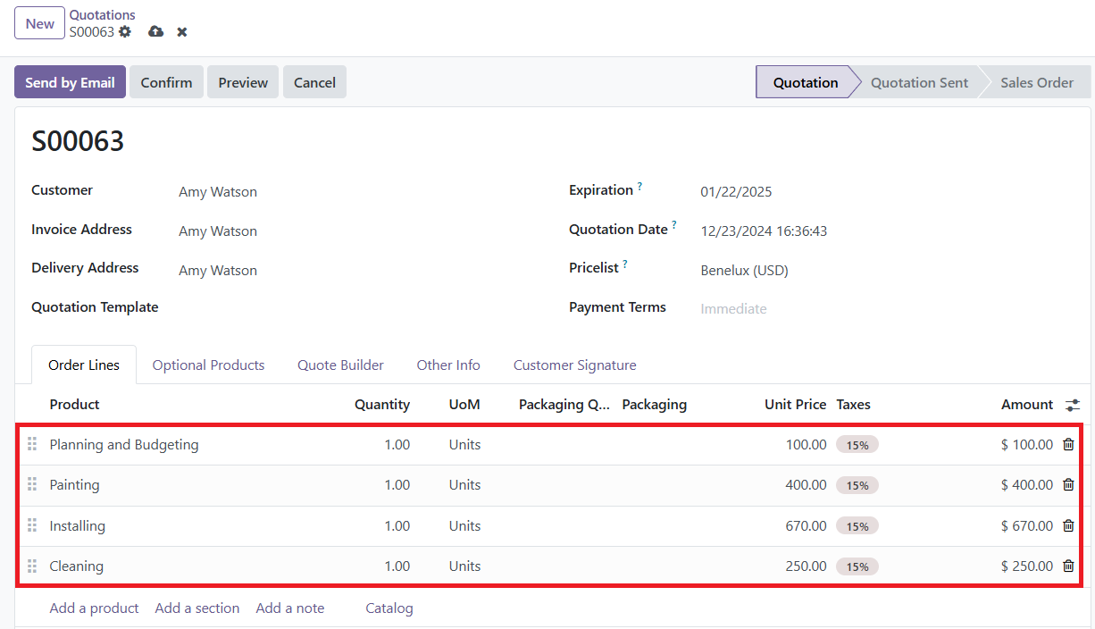 Odoo 18 Project