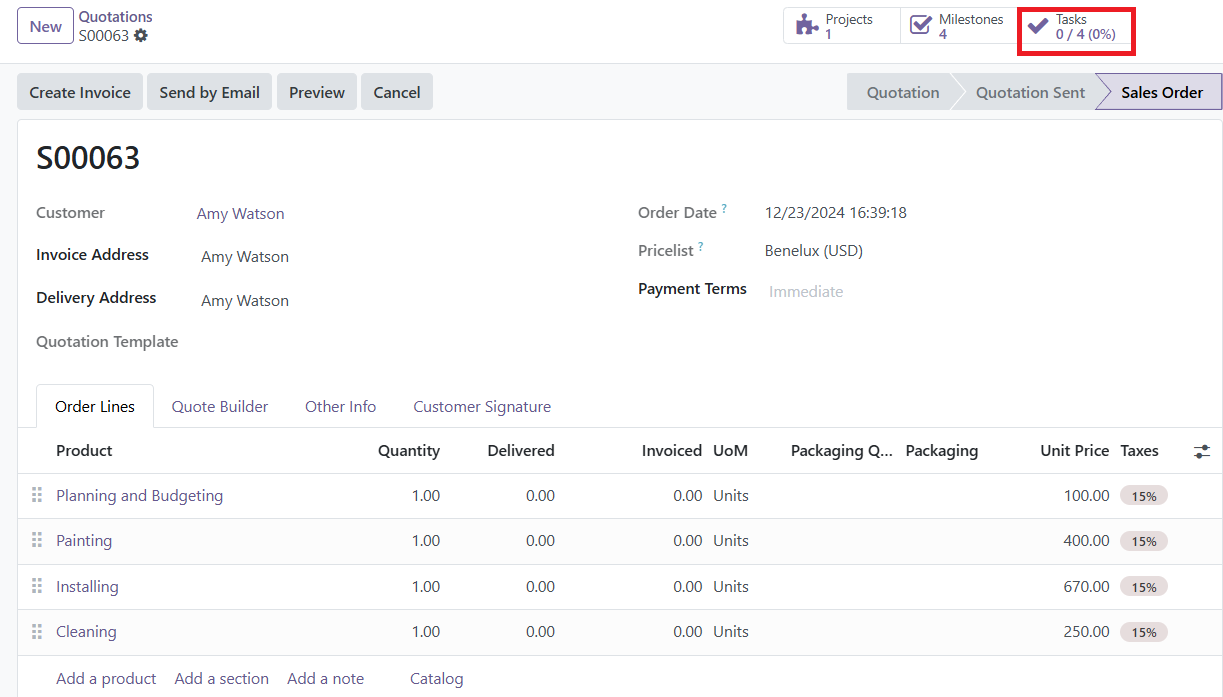 Odoo 18 Project