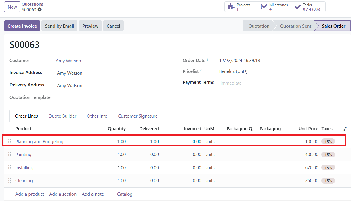 Odoo 18 Project