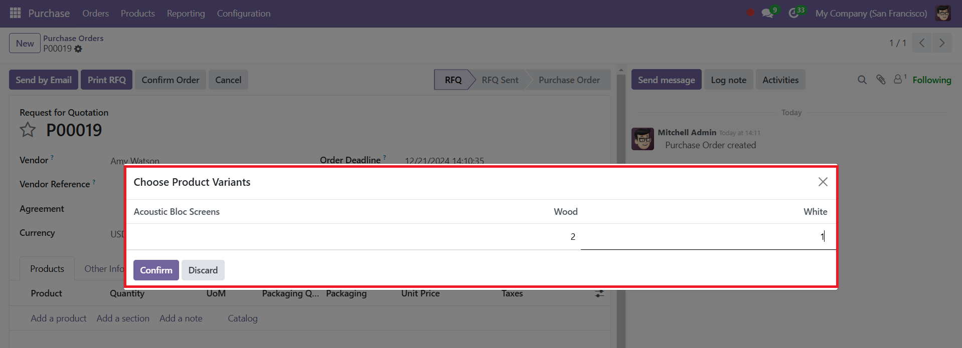 Odoo 18 Project