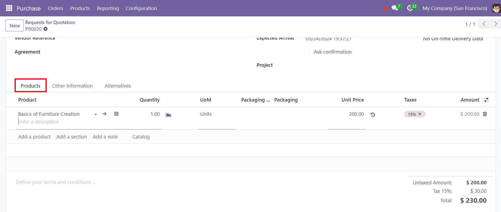 Odoo 18 Project
