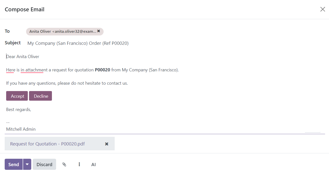 Odoo 18 Project