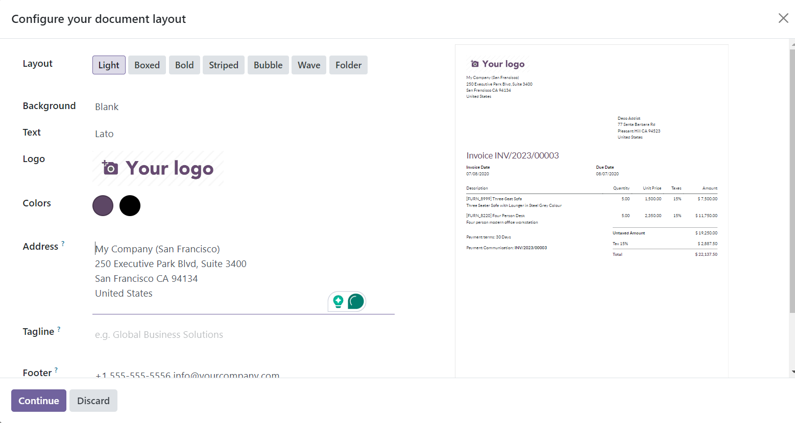 Odoo 18 Project