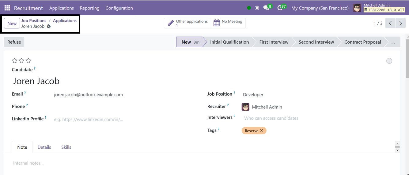 Odoo 18 Project