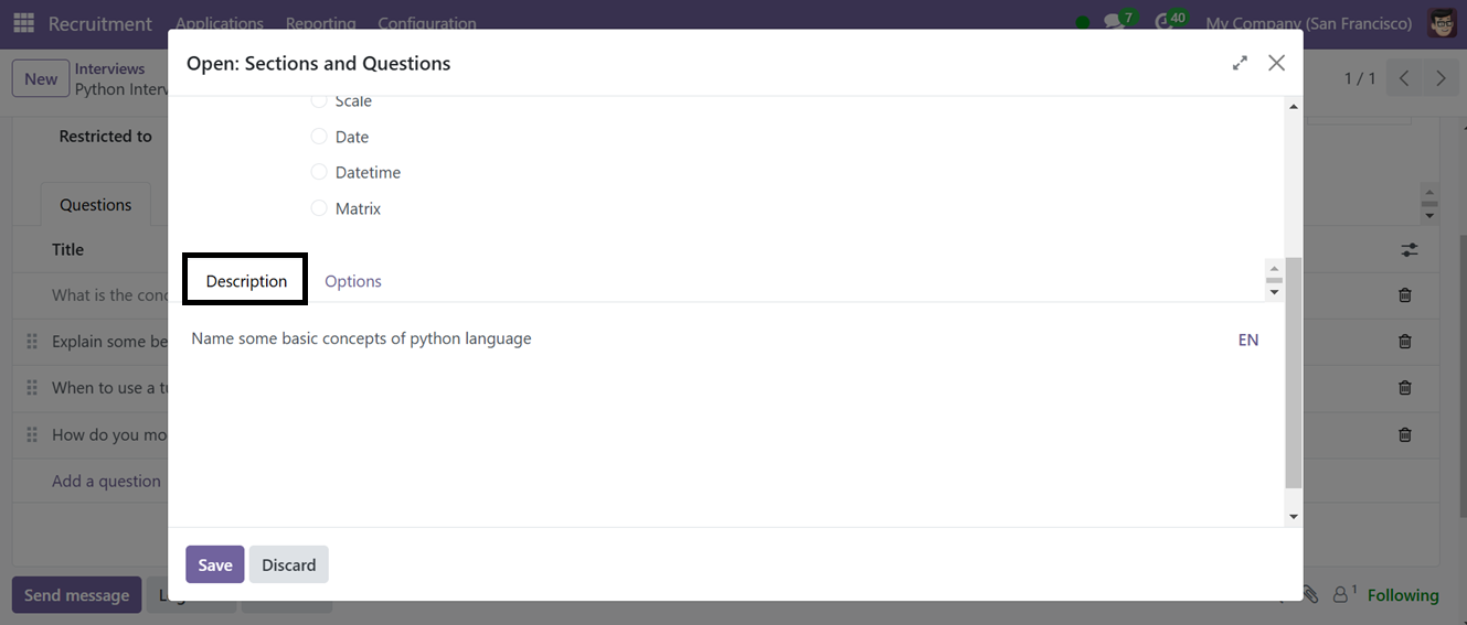Odoo 18 Project