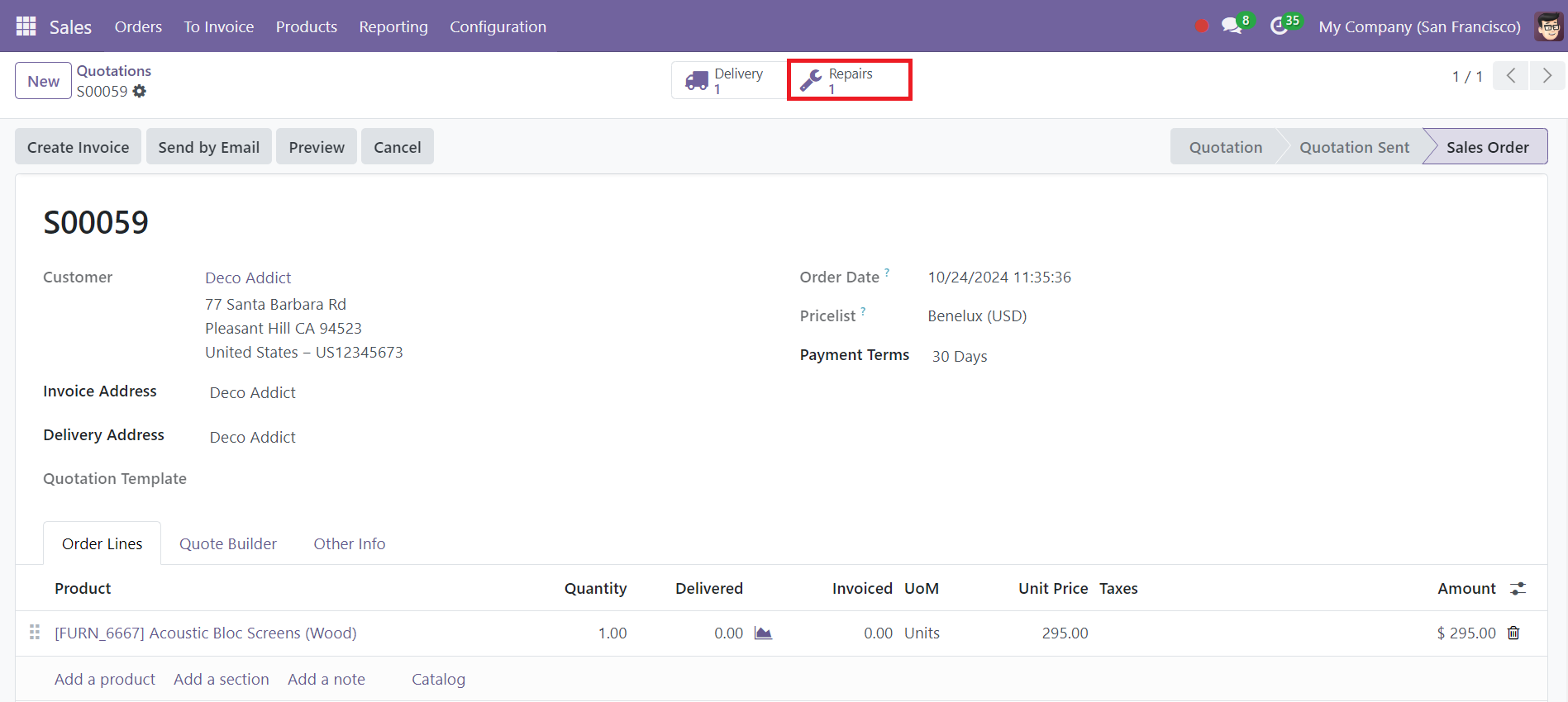 Odoo 18 Project