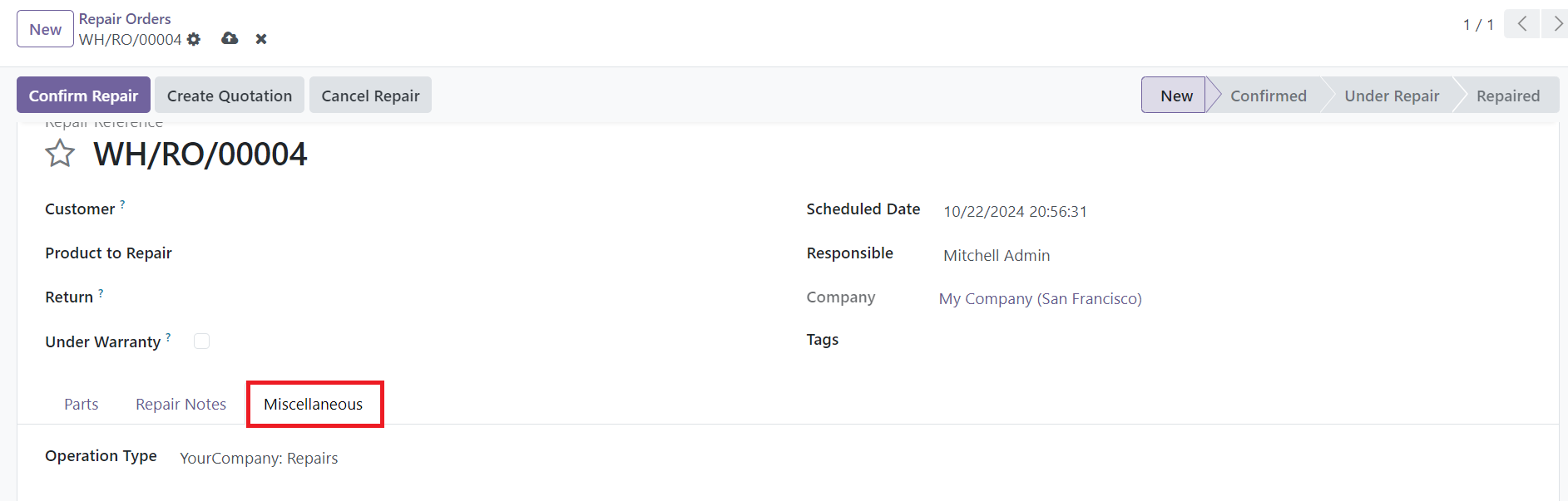 Odoo 18 Project