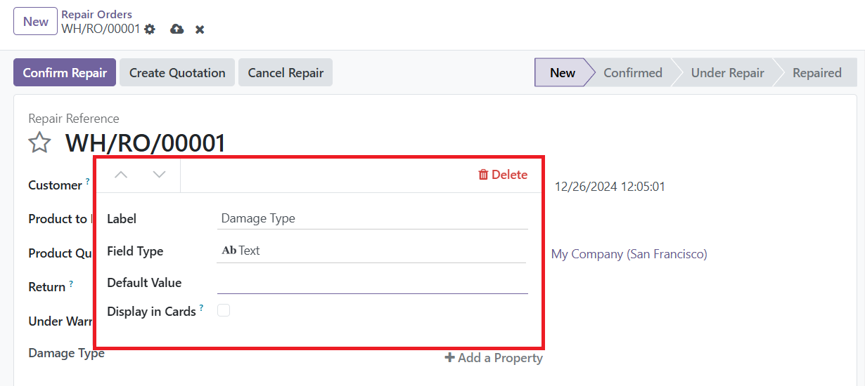 Odoo 18 Project