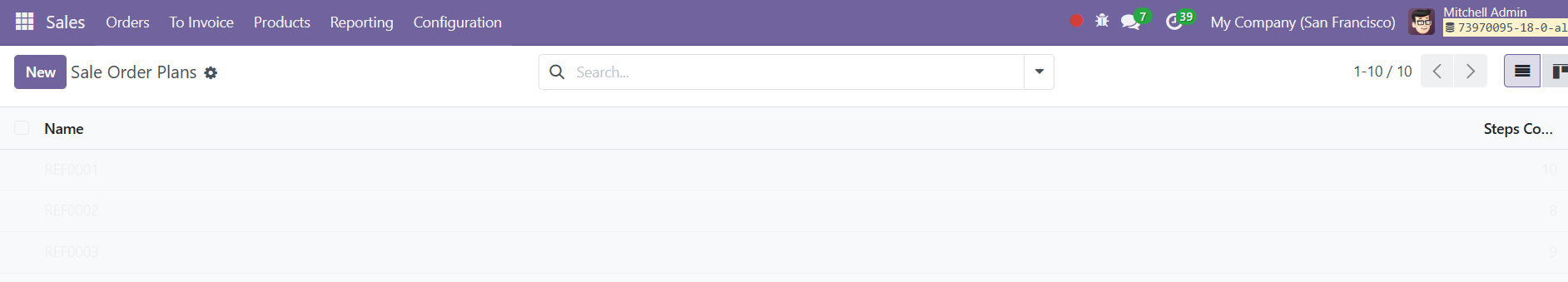 Odoo 18 sales