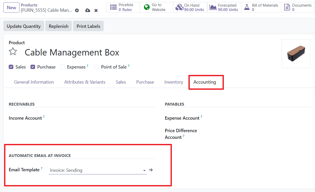 Odoo 18 sales