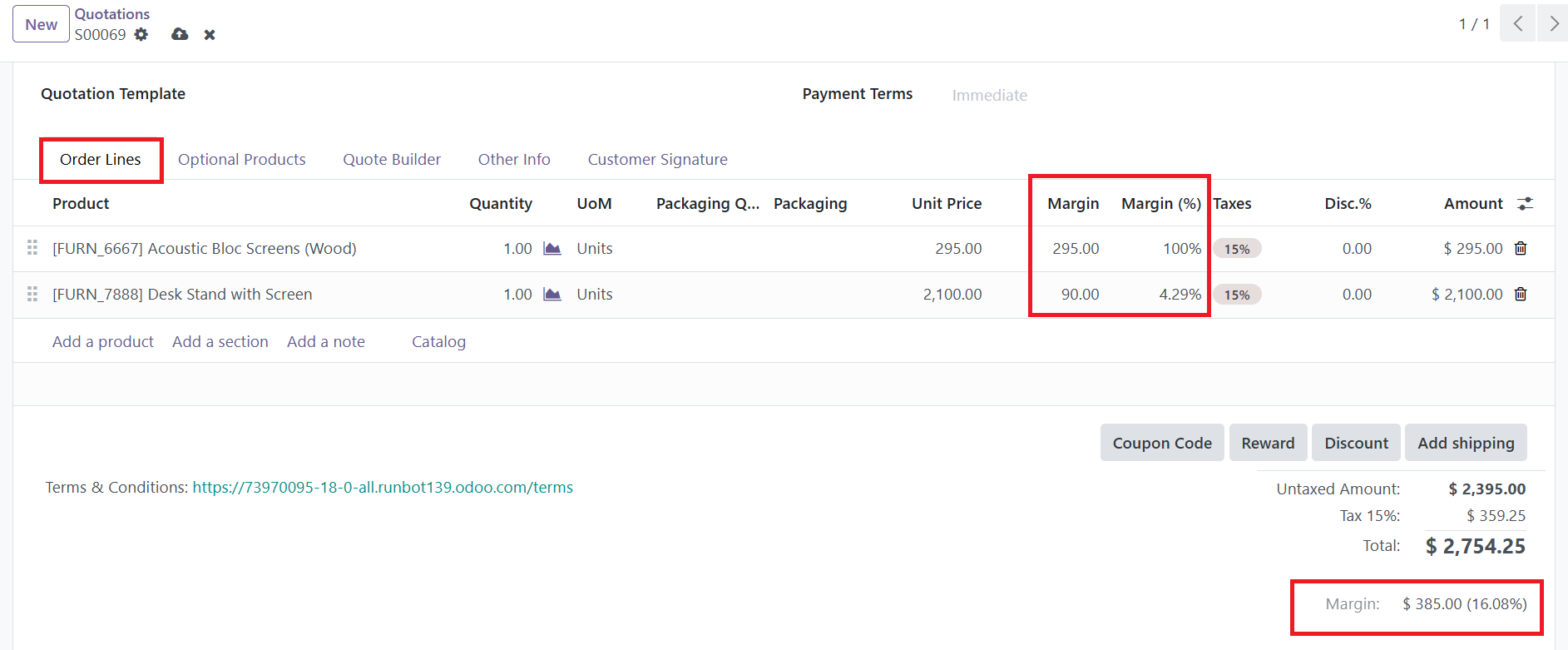 Odoo 18 sales