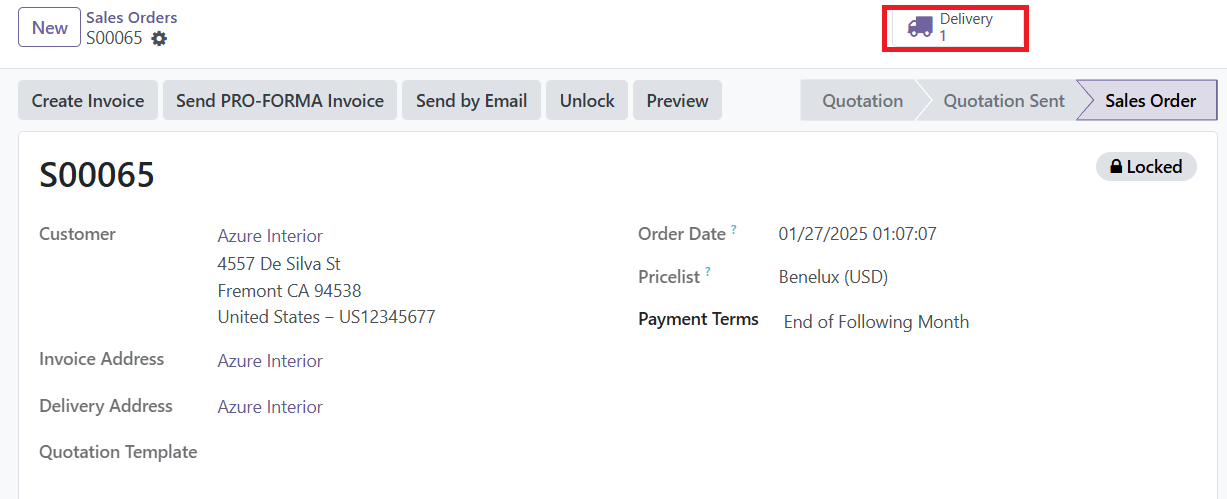 Odoo 18 sales
