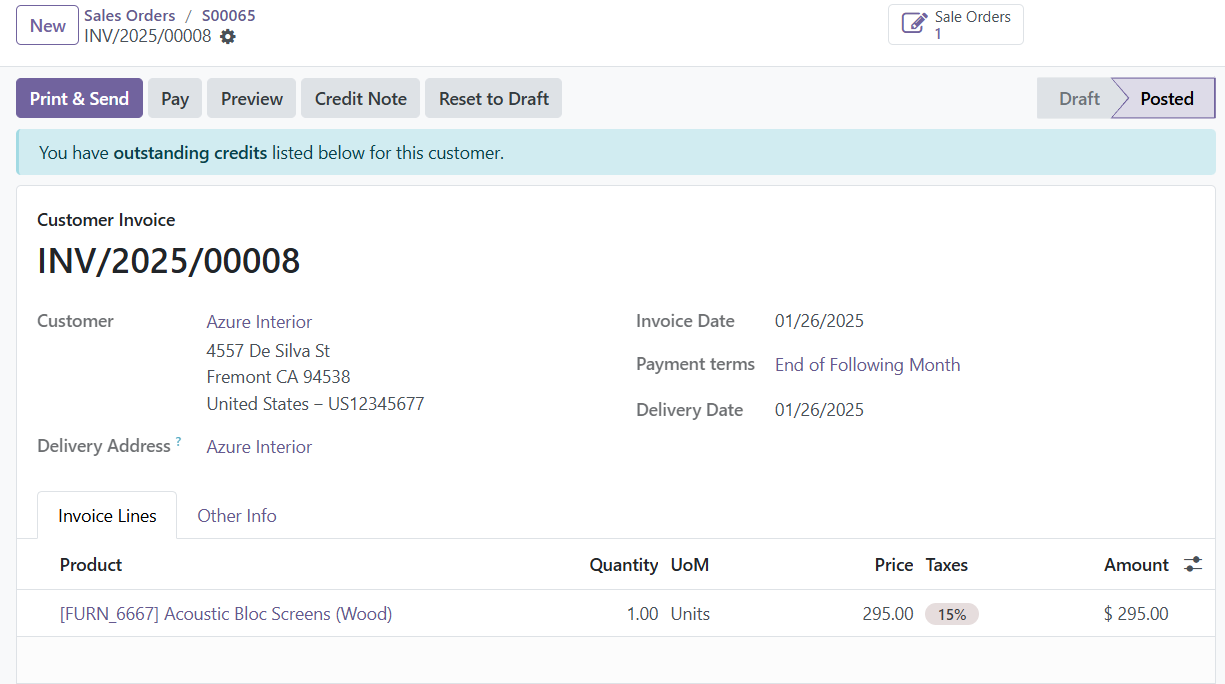 Odoo 18 sales