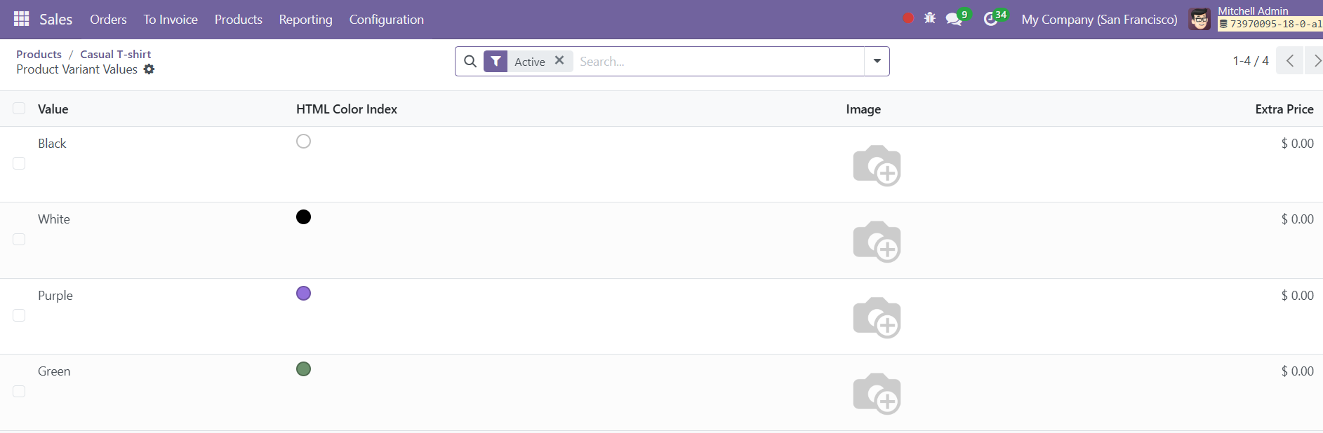 Odoo 18 sales