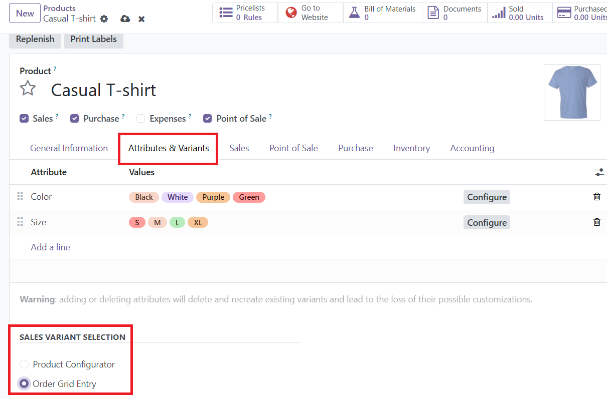 Odoo 18 sales