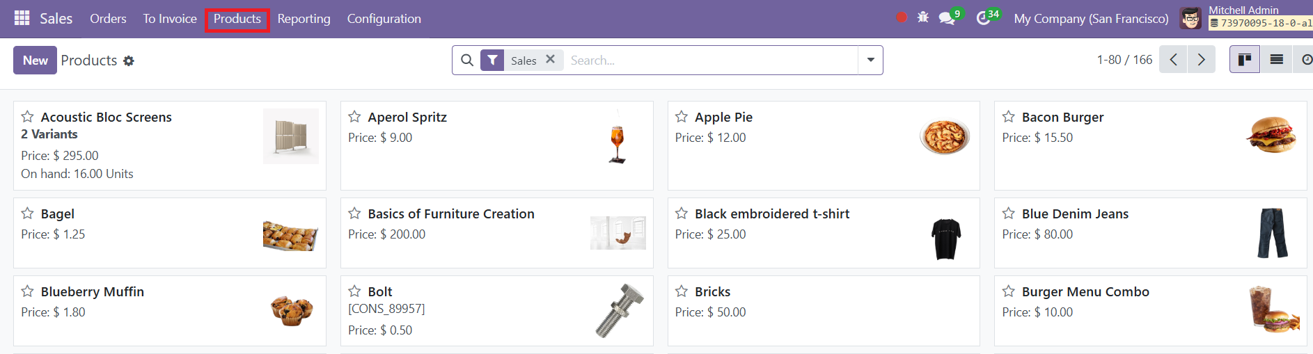 Odoo 18 sales