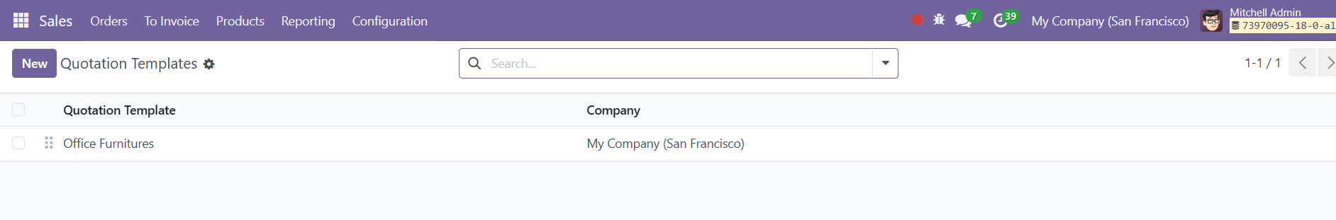 Odoo 18 sales