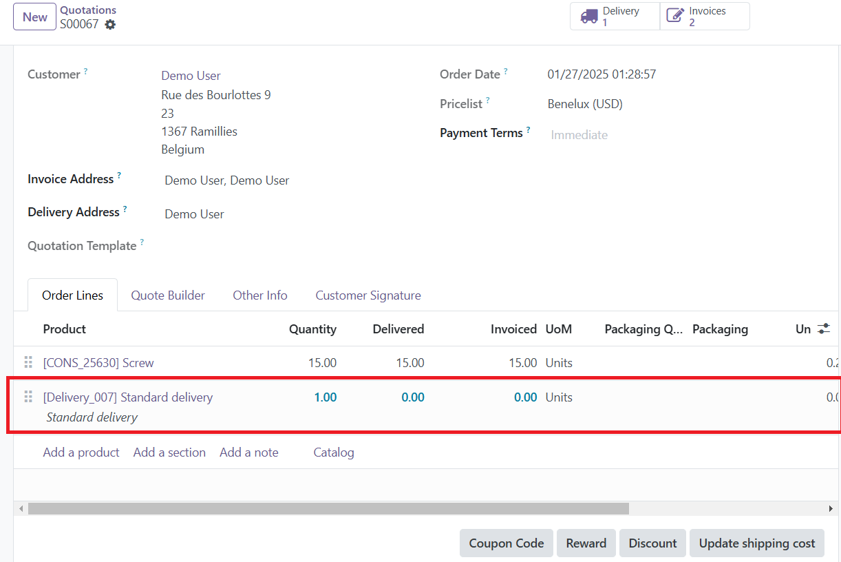 Odoo 18 sales