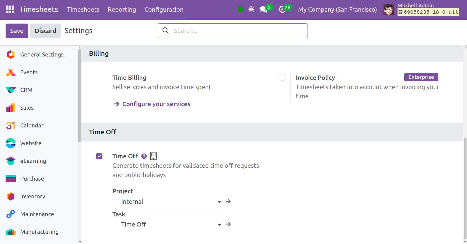 Odoo 18 Project
